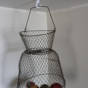 Vintage Metal Hanging Basket
