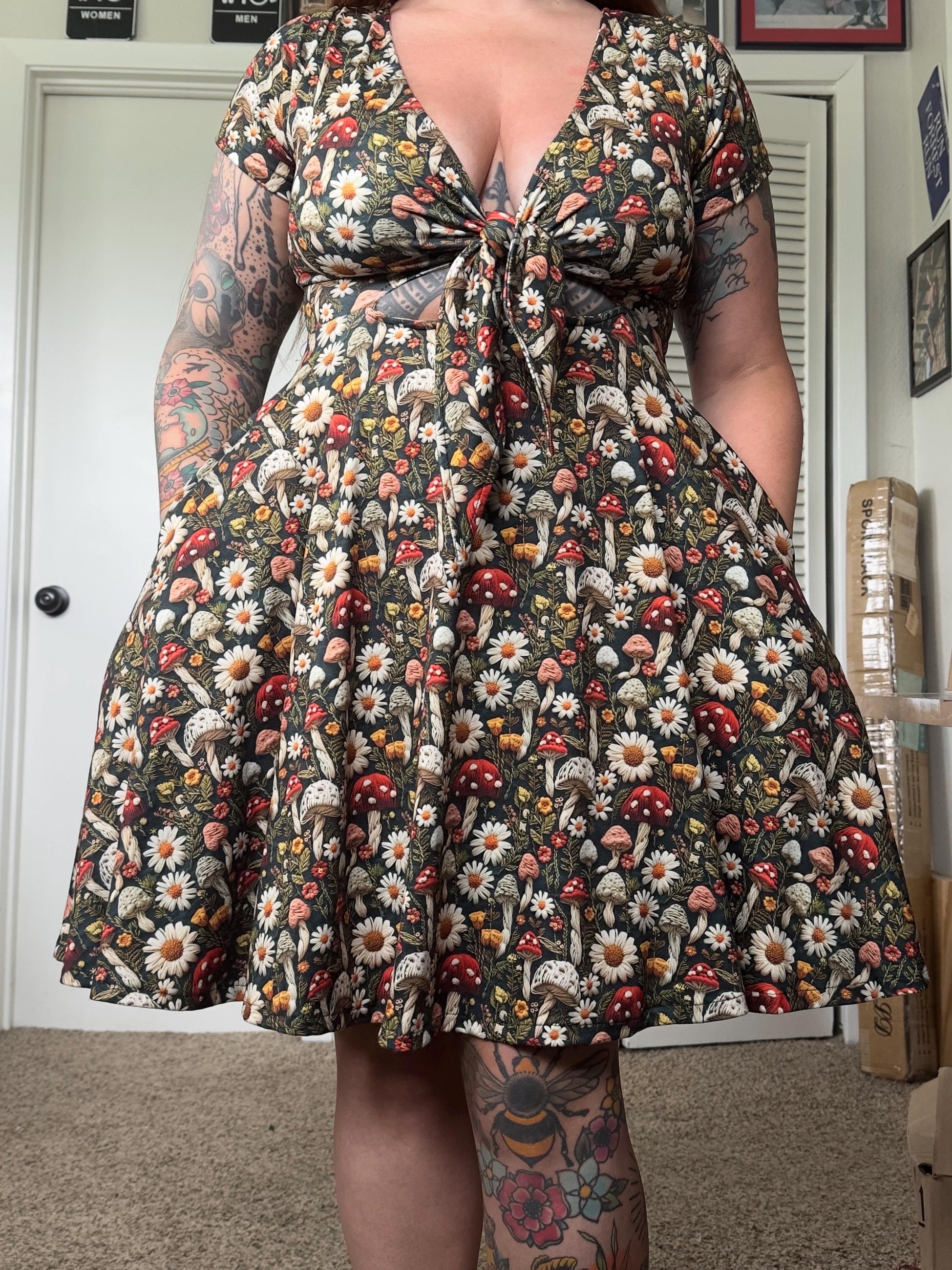 Plus Size Mushroom Dress