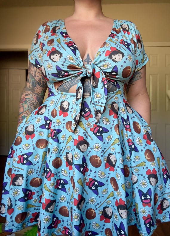 is kiki's dress blue or black Kiki Dress Indigo Poppy Fields / L main image 0