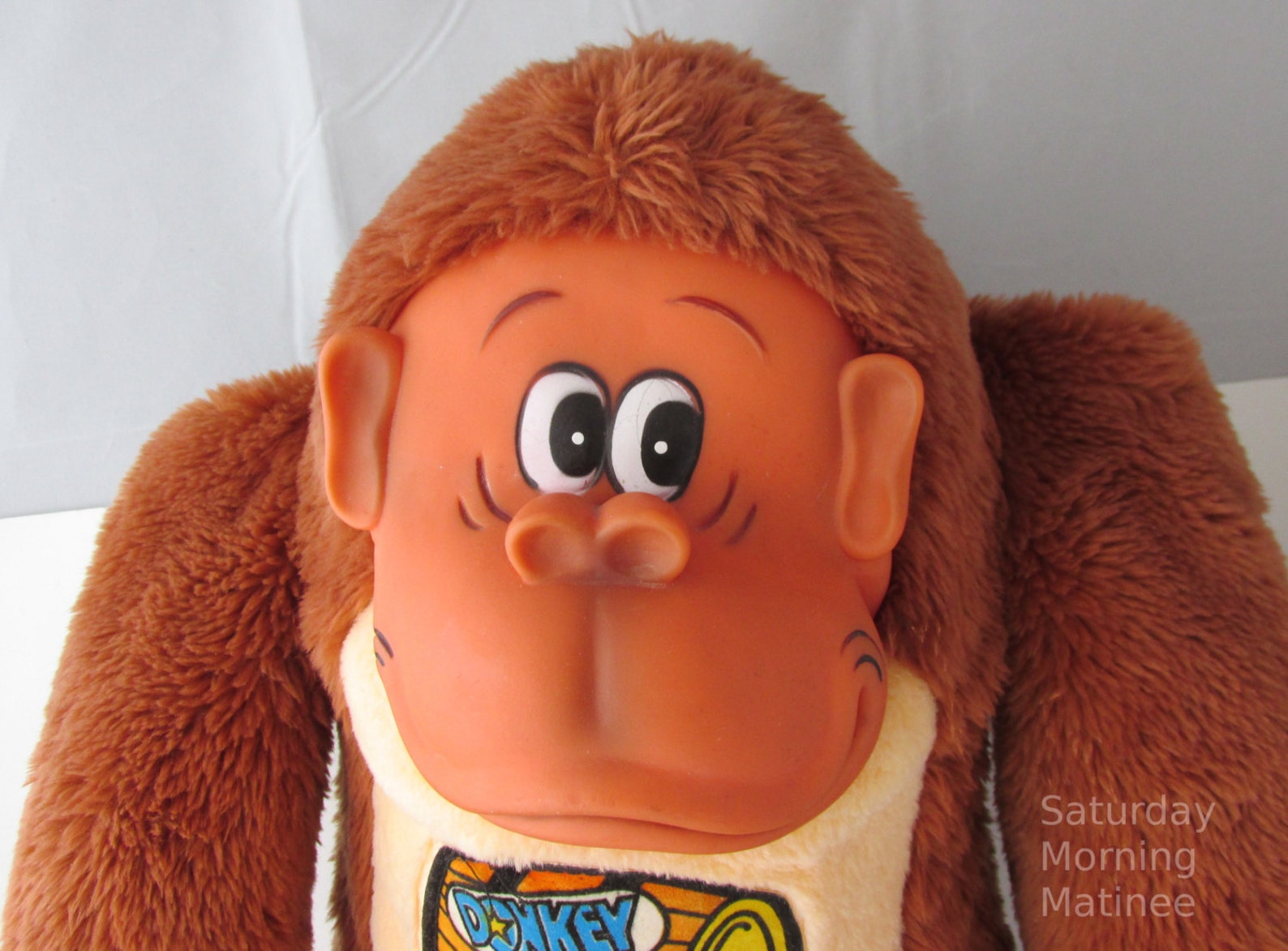 Large Donkey Kong Stuffed Plush Toy Vintage Ganz 1980s Geekery Etsy