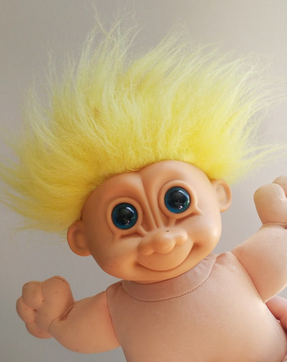 troll doll yellow hair