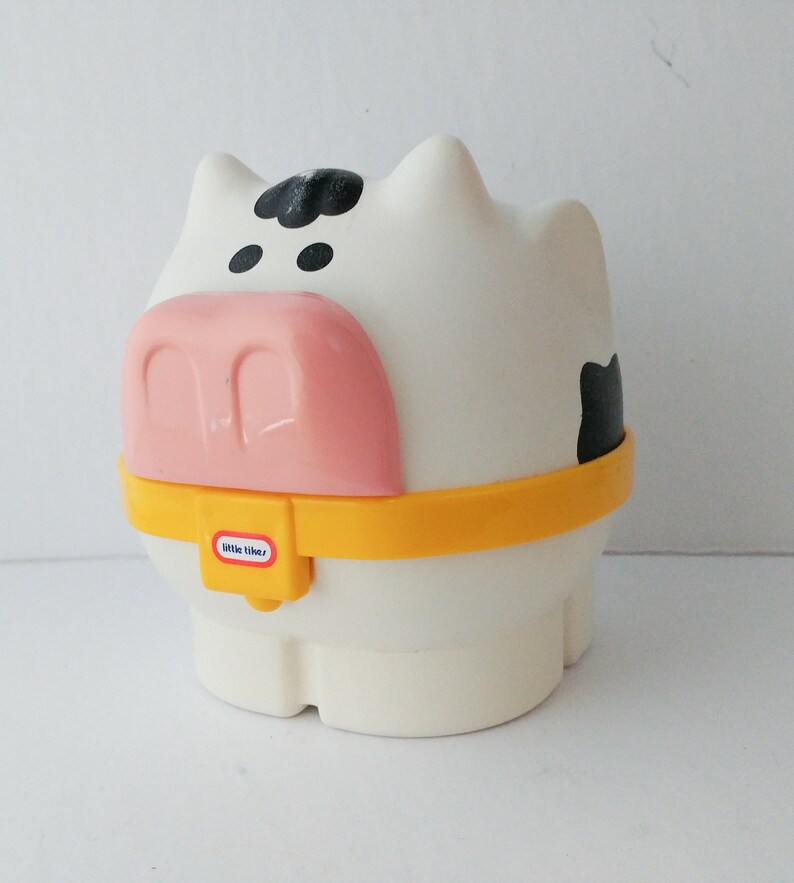 Little Tikes Nesting Toys Farm Animals 1993 Cow Pig and Sheep Etsy