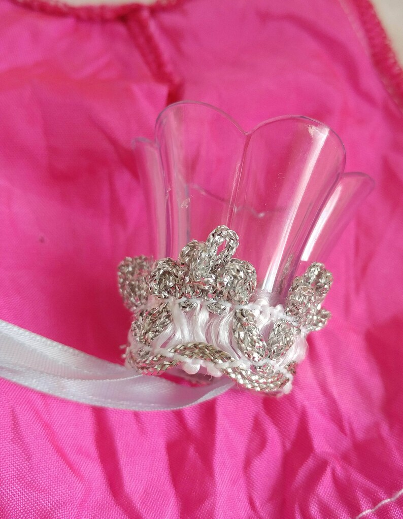 My Little Pony Pony Royal Cape Crown Outfit Cute Accessory Set Hasbro 1980s *Pony Not Included*