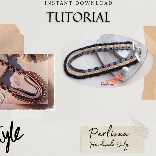 Micro Macrame Tutorial DIY Beaded Choker Symmetrical