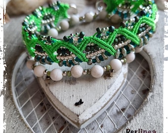 Micro Macrame Tutorial DIY Beaded Macrame Summer Bracelet