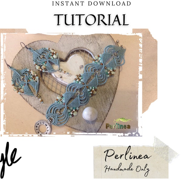 Micro Macrame Tutorial DIY Beaded Macrame Bracelet and Earrings (2 tutorials)