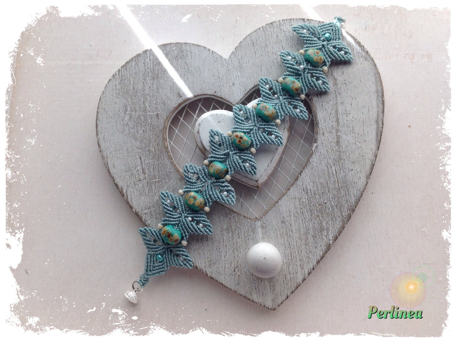 Micro Macrame Tutorial DIY Flower Bracelet Beaded Macrame - Etsy