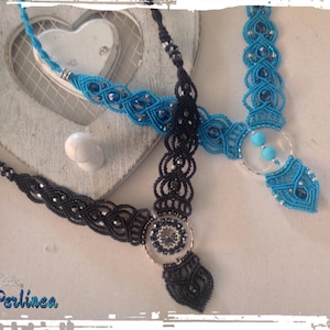 Micro Macrame Tutorial DIY Beaded Macrame Bohemian Necklace