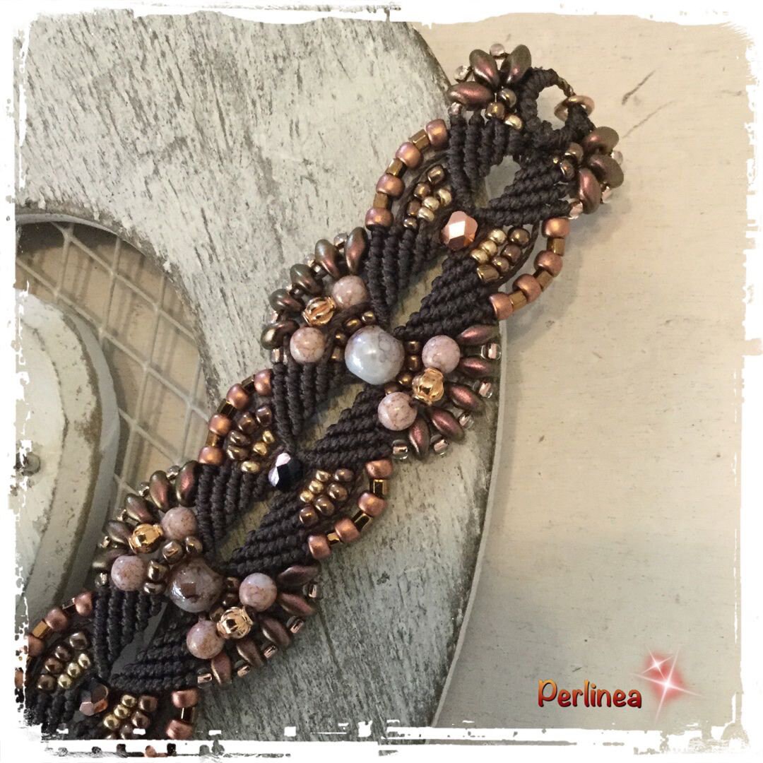 Micro Macrame Tutorial DIY Beaded Bracelet Elegant - Etsy
