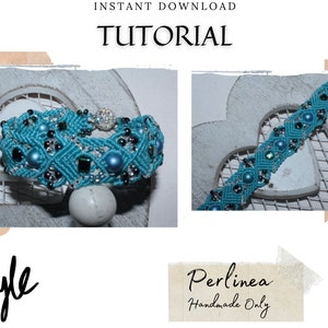 Micro Macrame Tutorial DIY Bracelet Blue Bayou Beaded Macrame