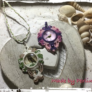 MicroMacrame DIY Tutorial Colorfull Pendant