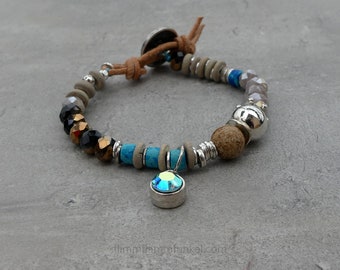Boho Hippie Bohemian Ibiza style casual wrap bracelet Joy Closure free Gift Peace