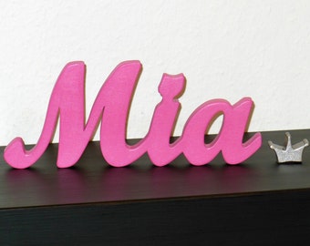 Name or lettering as desired, example 10 cm high, to stand, price per letter 8-15 cm high available