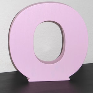 Letra de su elección, letras de su elección, letra de madera, moderna, súper gruesa, ejemplo 20/3,6 cm, 15-40 cm