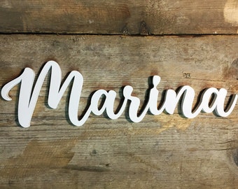 Name or lettering as desired made of wood, lettering as desired, door signs, example 10 cm height, 8-15 cm height, price per letter