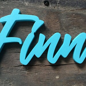 Nombre o texto a su gusto, letras a su gusto, letras para puerta de habitación infantil, 10 cm, precio por letra