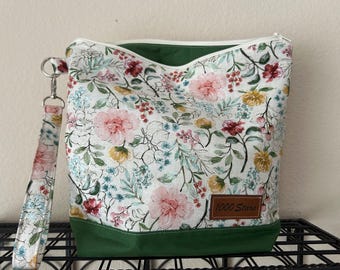 Project bag for knitting crochet and yarn - Medium