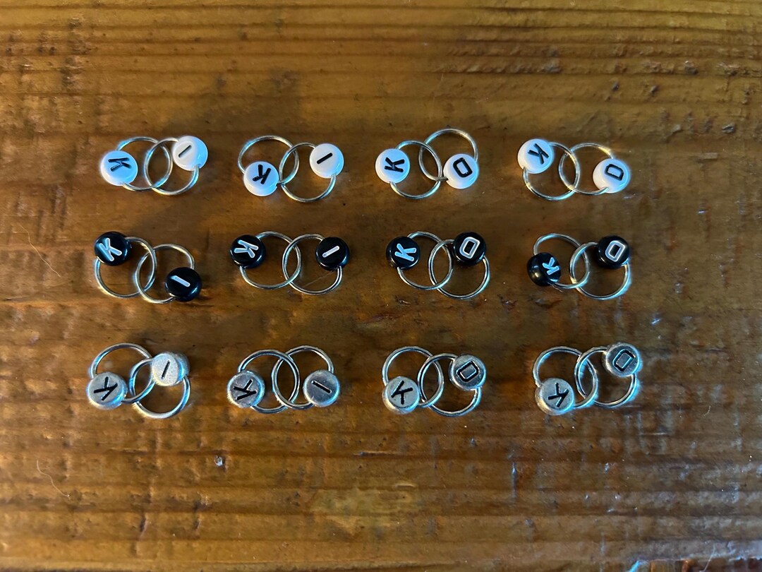 Chain Stitch Markers: Increase Decrease Row Counter - Knitting Crochet ...