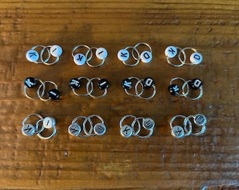 Chain Stitch Markers: Increase Decrease Row Counter - Knitting Crochet