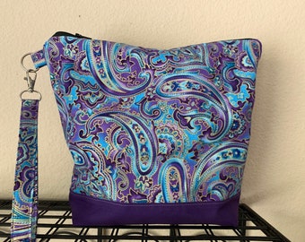 Project bag for knitting crochet and yarn - Medium