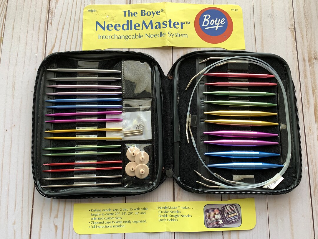Boye Needle Master Interchangeable Needle Set Etsy