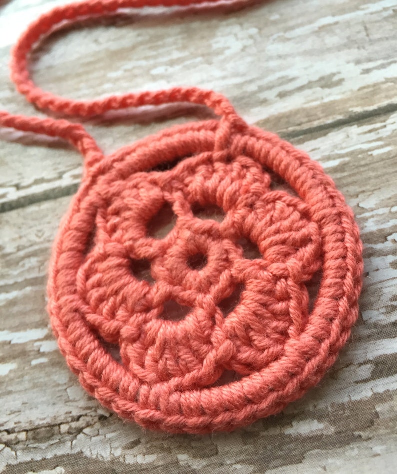 Pattern for BOHO Crochet Pendant Necklace image 4