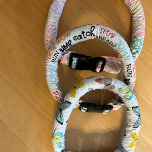 Dog Collar Calming,Lavender camomile filled, Pet collar, 100% cotton, Repels fleas, eco friendly, dried herbs,Thunder