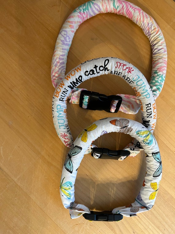 Dog Collar Calming,Lavender camomile filled, Pet collar, 100% cotton, Repels fleas, eco friendly, dried herbs,Thunder
