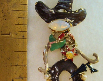 Vintage wild west Sheriff brooch