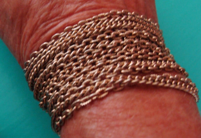 Multi strand chain bracelet