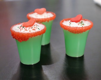 Two Cups Of Grinch Punch - Food For American Girl Dolls