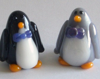 PINGUINO FANTASTICO! Scultura/Miniatura/Segnalino giocatore personalizzato di Jenefer Ham Board Game Glass