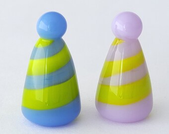 SWIRLS game markers - set of 2 - made by Jenefer Ham