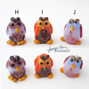 choose your HOOT owl Sculpture/ Miniature/ Cake Topper / image 2