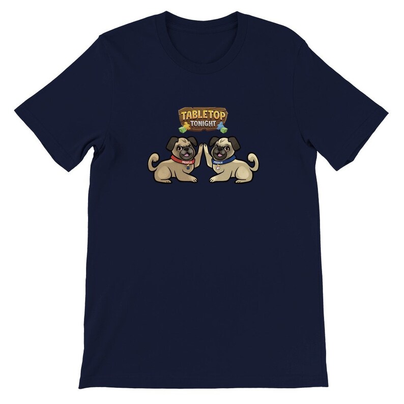 Tabletop Tonight Premium BellaCanvas Unisex Crewneck T-shirt Navy