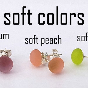 SEEPERLEN! Bezaubernde Glas Ohrstecker mit Sterling Silber von Jenefer Ham