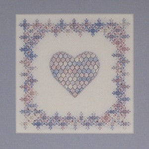 Diamonds in the Heart - digital needlework pattern for download