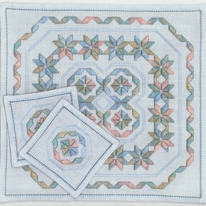 Blue Violets (pattern for digital download)