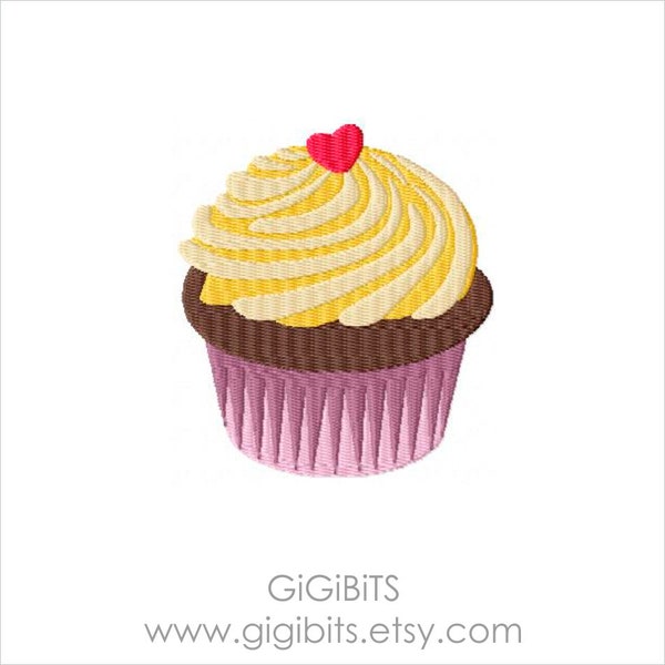 Cupcake Embroidery Files INSTANT DOWNLOAD