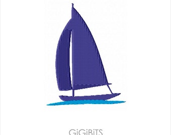 Sailing / Regatta Embroidery Files INSTANT DOWNLOAD