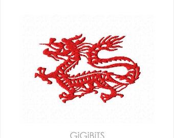 Chinesischer Drache Stickdateien SOFORT-DOWNLOAD
