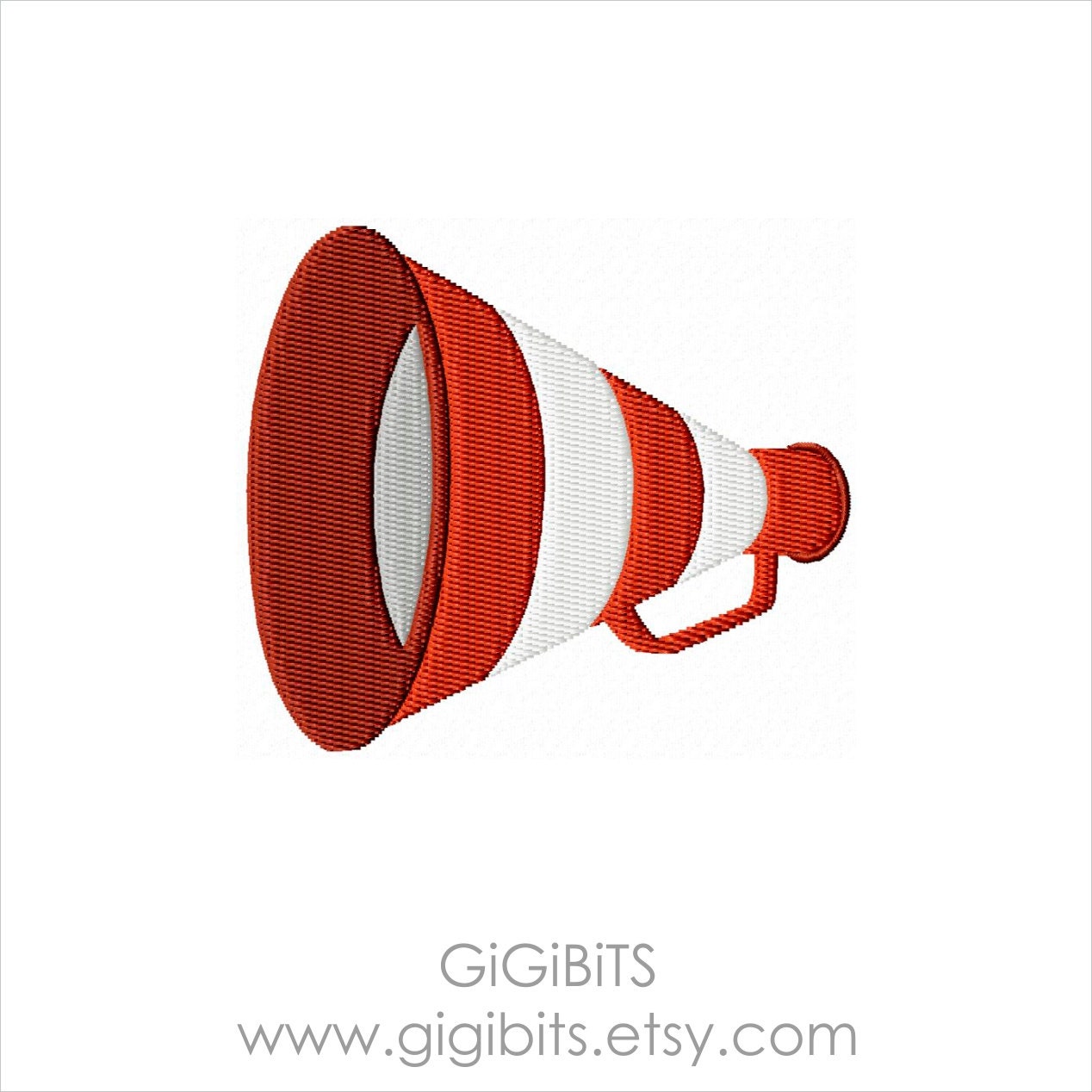 Cheerleading Megaphone Embroidery Files INSTANT DOWNLOAD - Etsy UK