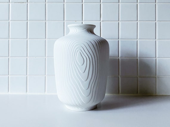 Hutschenreuther Tirschenreuth Vase With Tree Relief Made of - Etsy