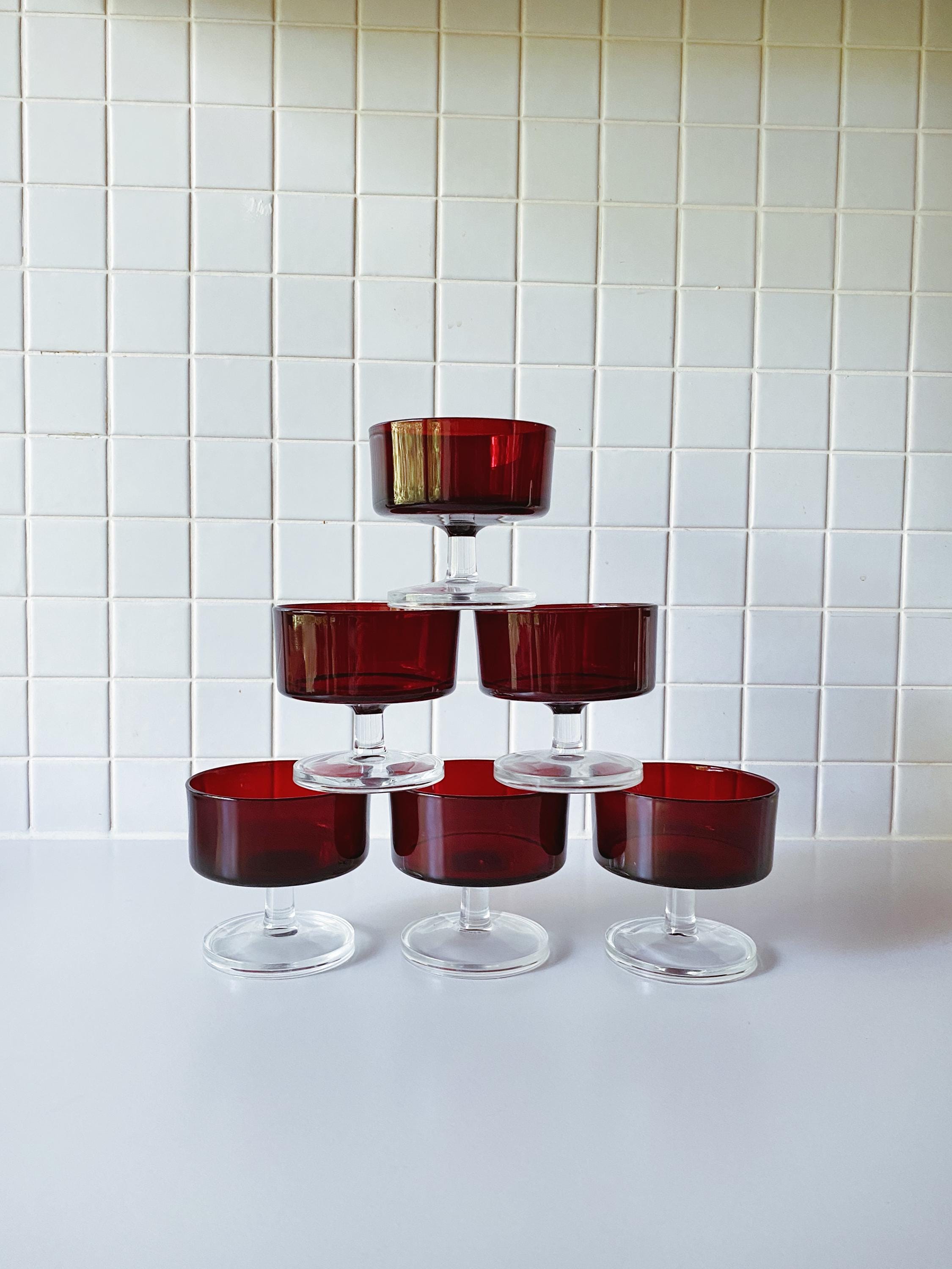 Gläserne Dessertschale Mit Perlenrand – Transparent, Elegant, Spülmaschinenfest