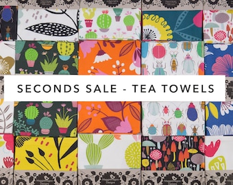 TEA TOWELS - seconds sale! Over 40% off