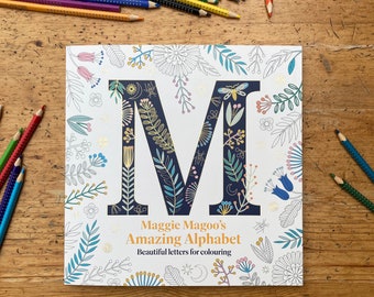 L'incroyable livre de coloriage de l'alphabet de Maggie Magoo pour tous les âges