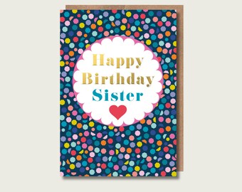 Sister Birthday Card