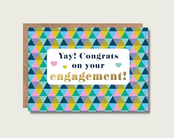 Engagement card