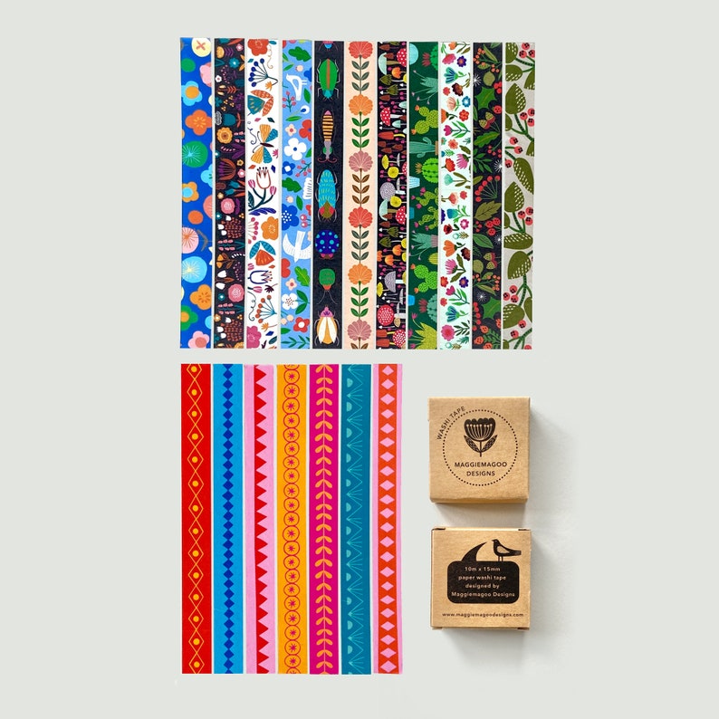 WASHI TAPE bundle 8 rolls image 2