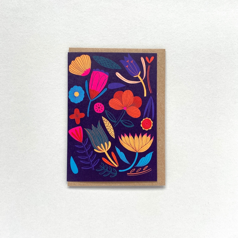 Carte Fleurs de minuit image 1